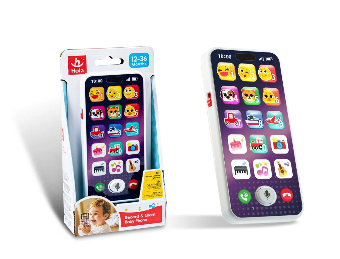 telefon mobil interactiv bebe inregistreaza si invata