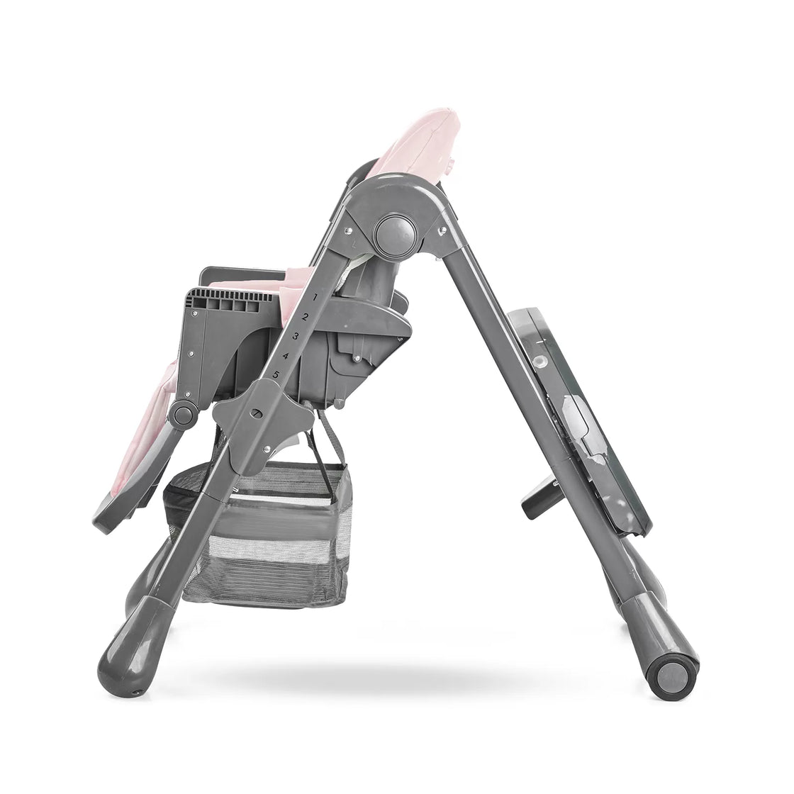 Scaun de masa kinderkraft tastee, pliabil, rose