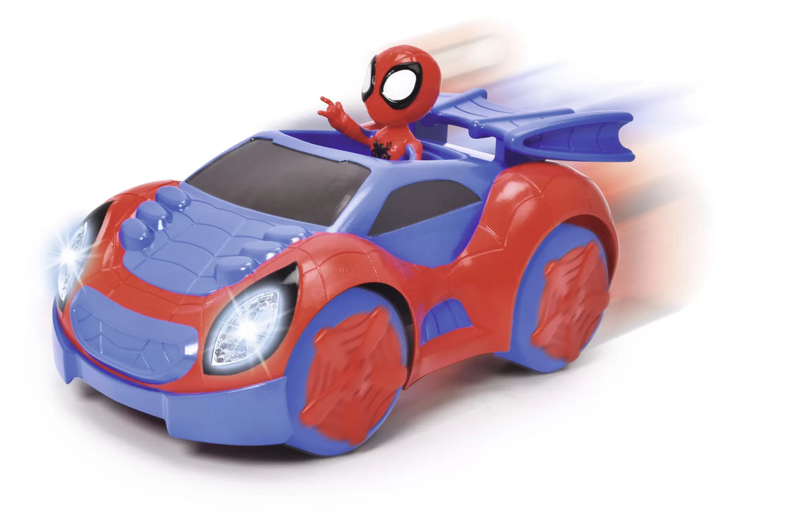 Spidey prietenii extraordinari masinuta cu telecomanda web racer scara 1:18