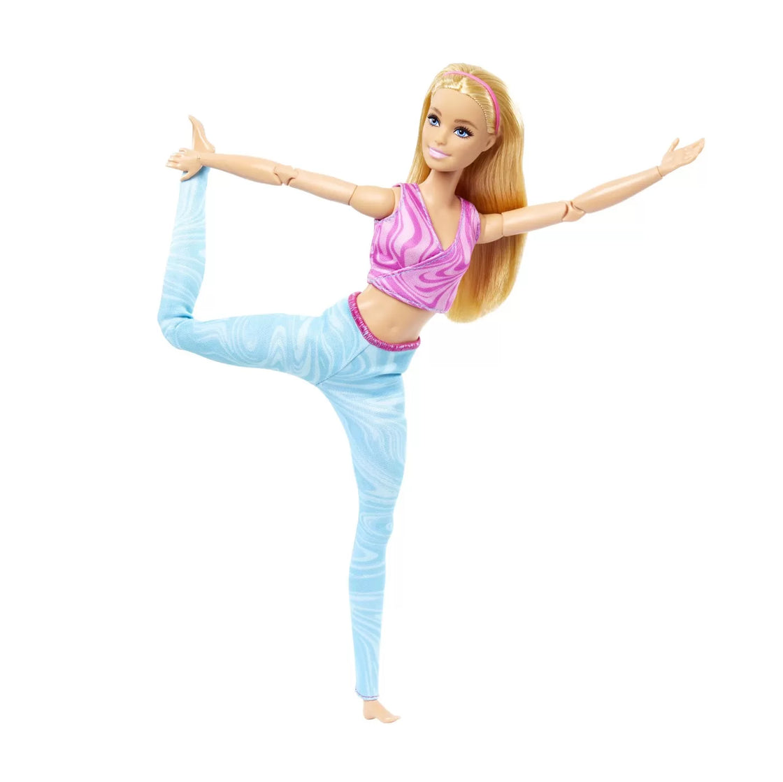 Papusa barbie made to move blonda cu top mov