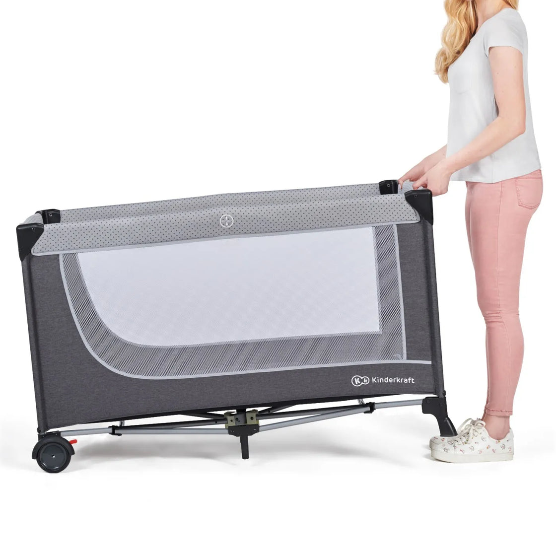 Patut de calatorie kinderkraft leody, grey