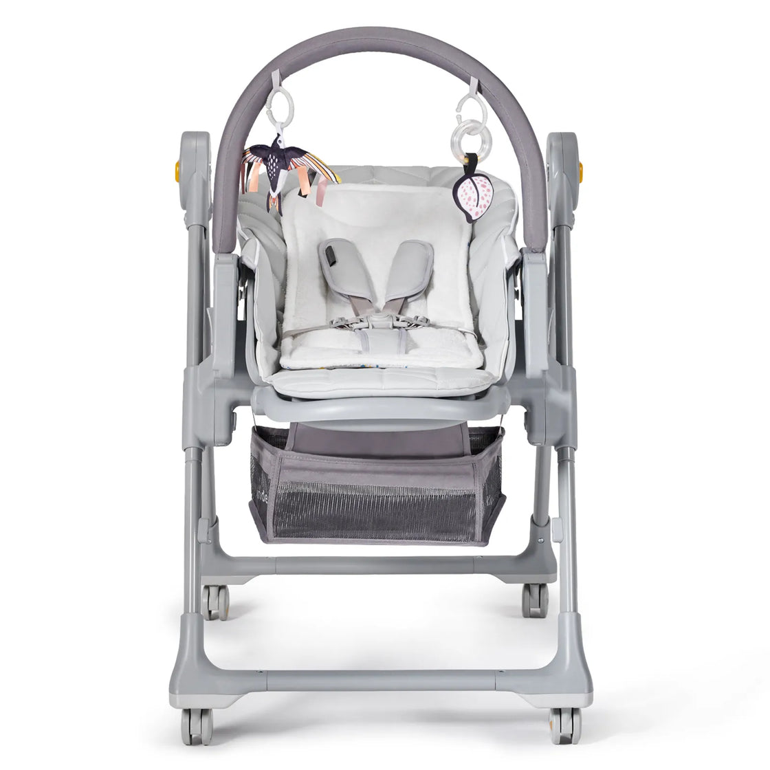 Scaun de masa kinderkraft lastree,  2 in 1, transformabil, grey
