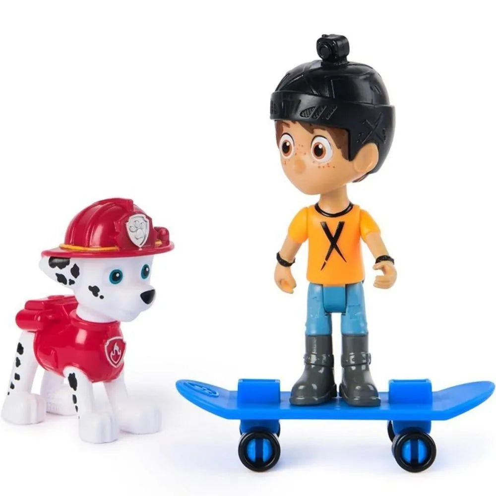Patrula catelusilor set figurine eroi de salvare marshall si daring danny x