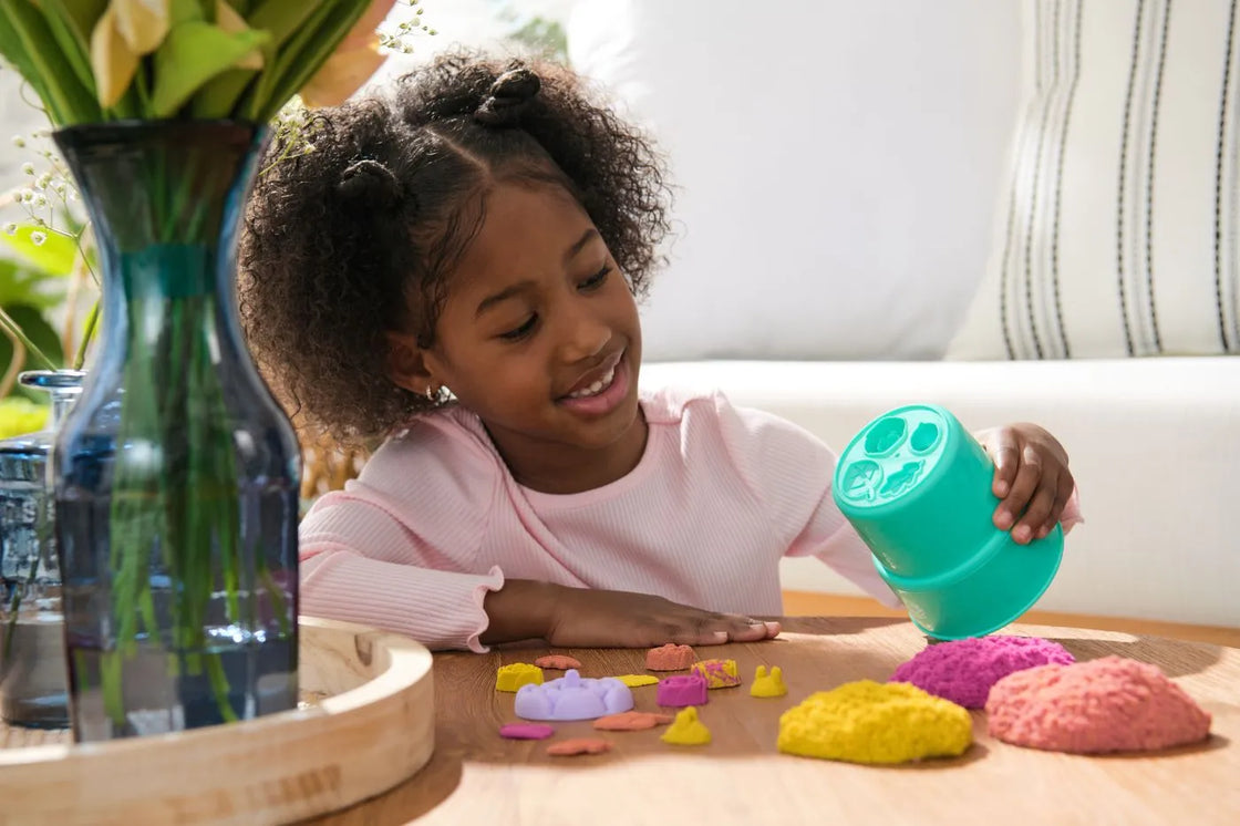Kinetic sand floare squish blossom