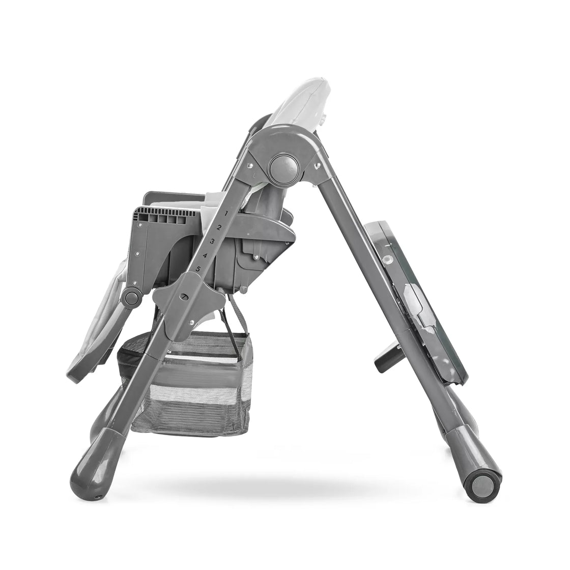 Scaun de masa kinderkraft tastee, pliabil, grey