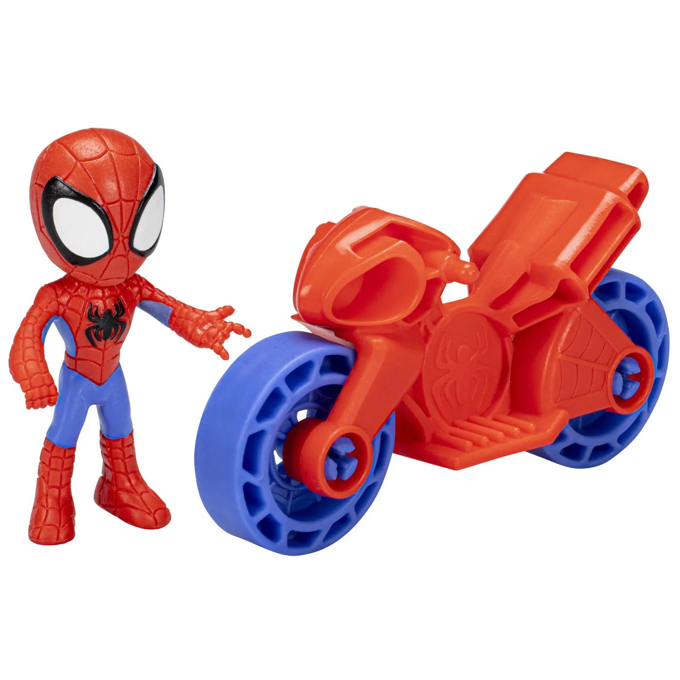 Spiderman set motocicleta si figurina spidey 6cm
