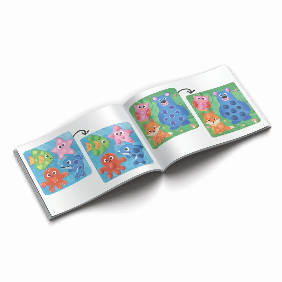 As art set 7 borcanase de plastilina animale