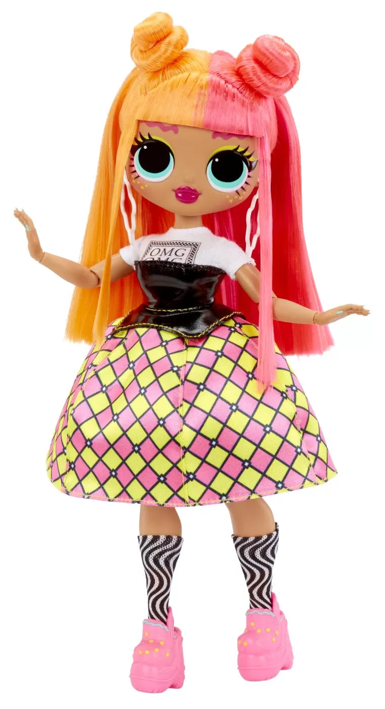 L.o.l. surprise! omg neonlicious papusa fashionista cu accesorii