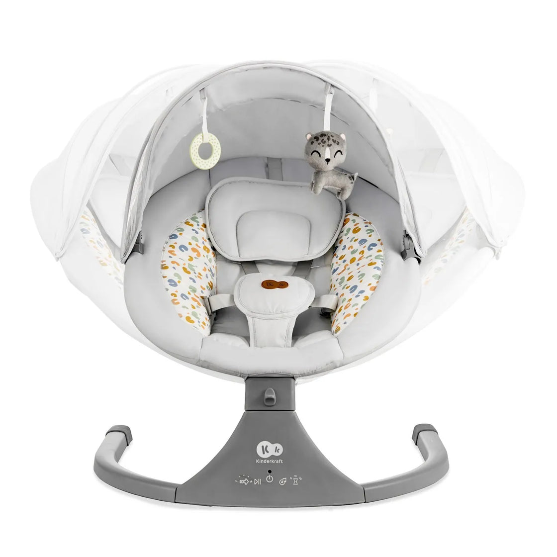 Leagan electric kinderkraft lumi 2, light grey