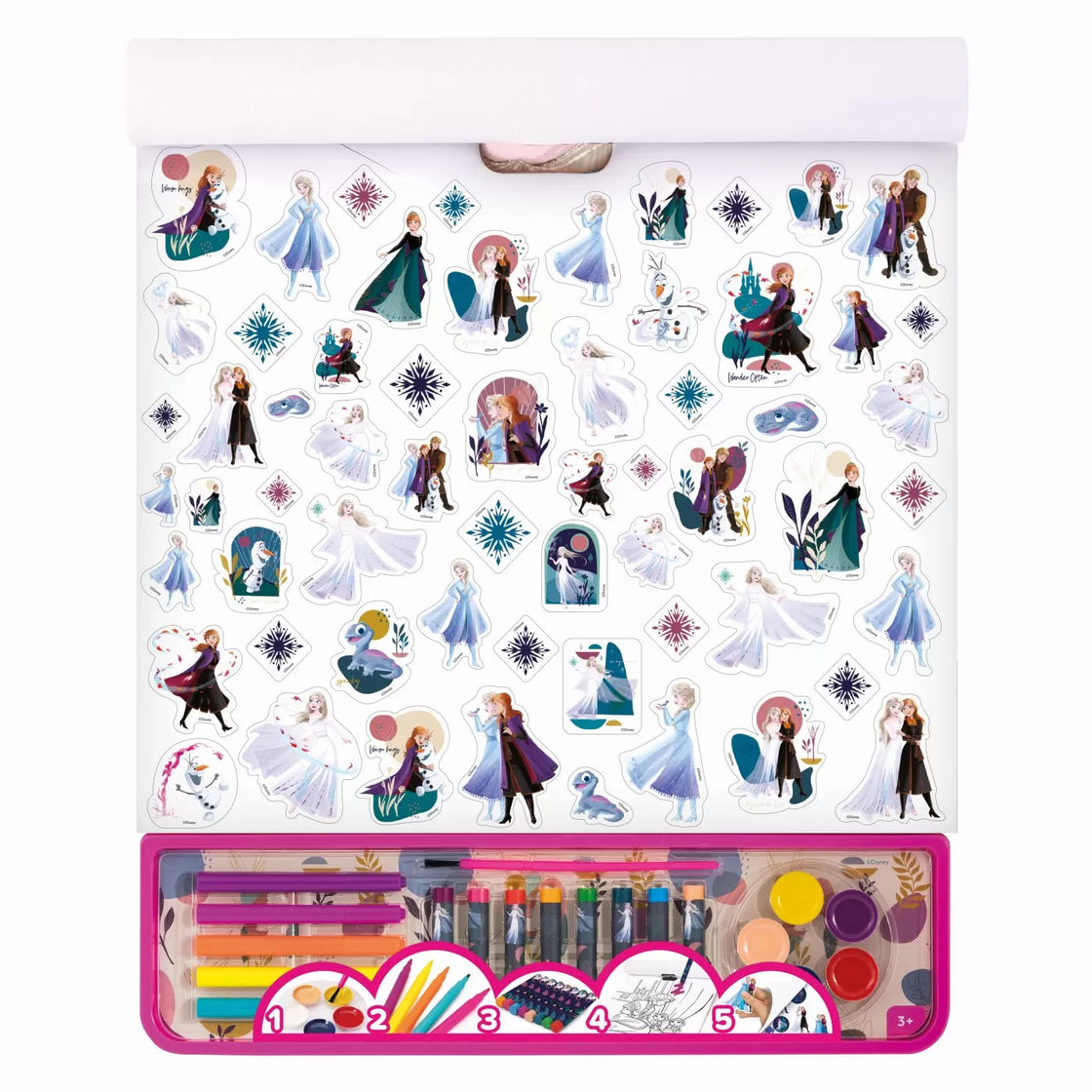 frozen set pentru desen giga block 5 in 1