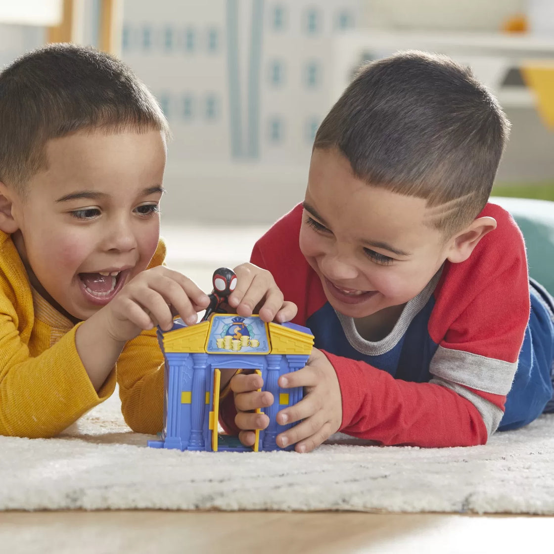 Spidey prietenii extraordinari city bloks set de constructie banca