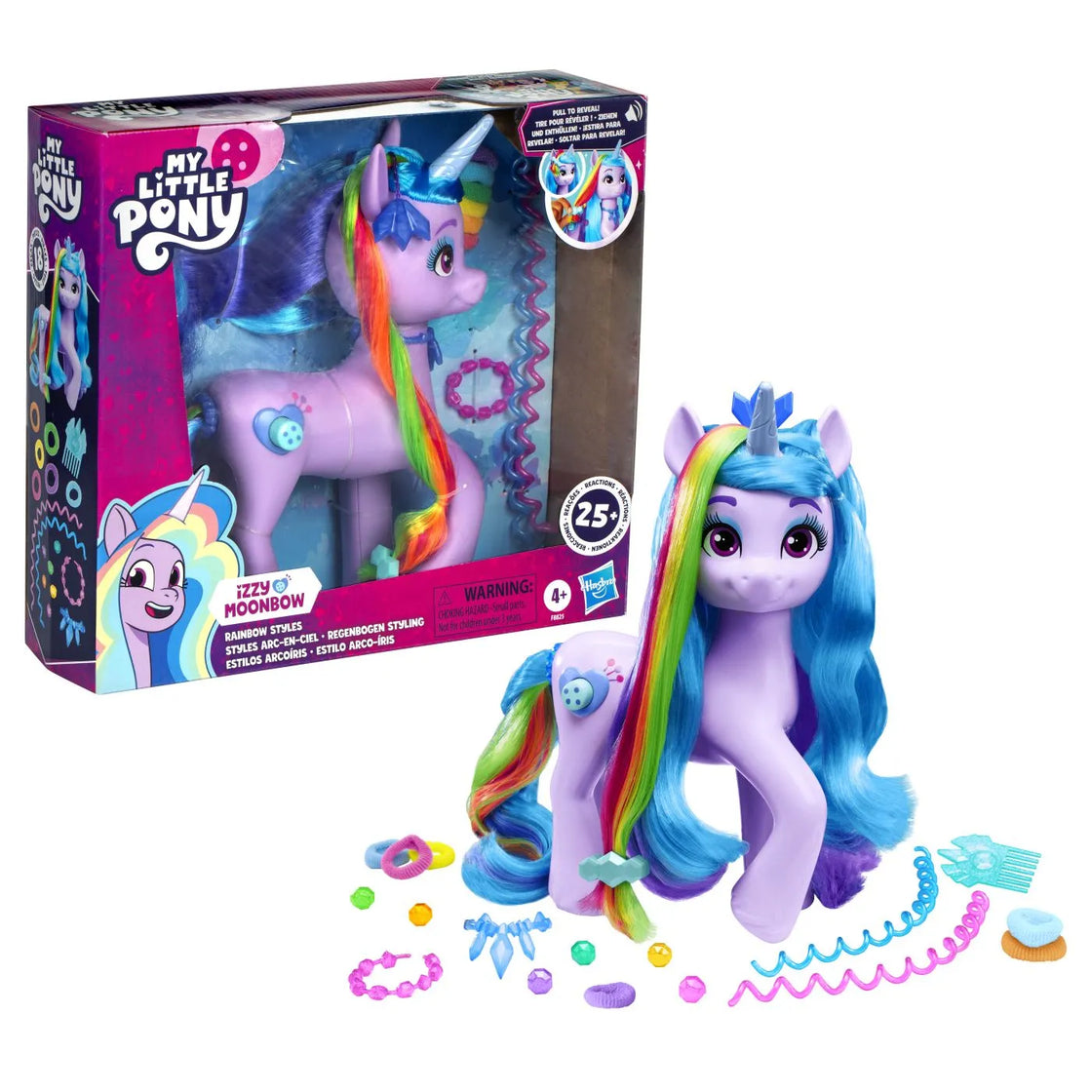 My little pony izzy moonbow si coafurile curcubeu
