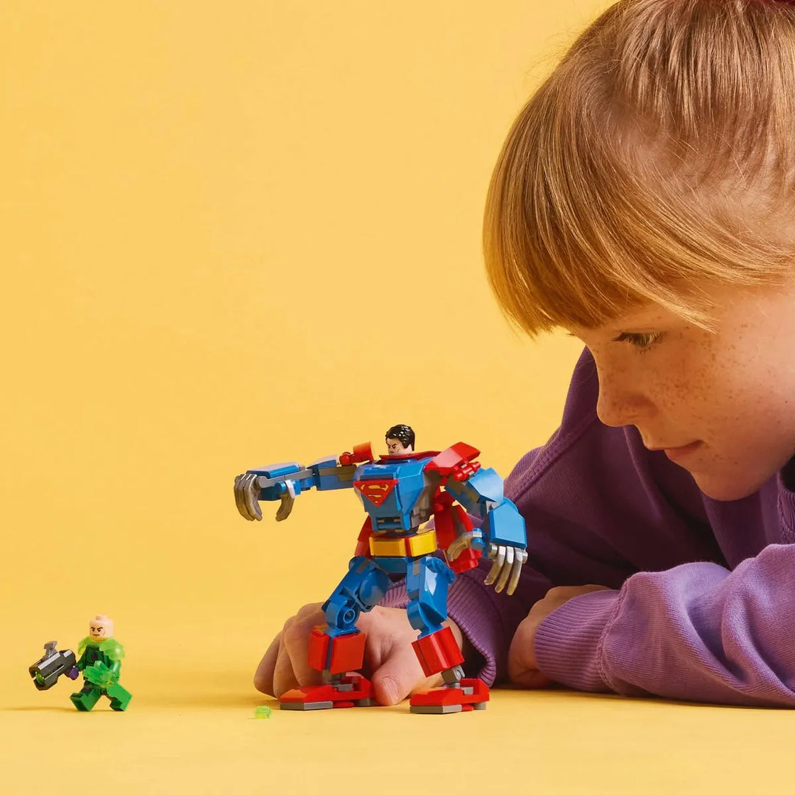 Lego super heroes robotul lui superman vs lex luthor 76302