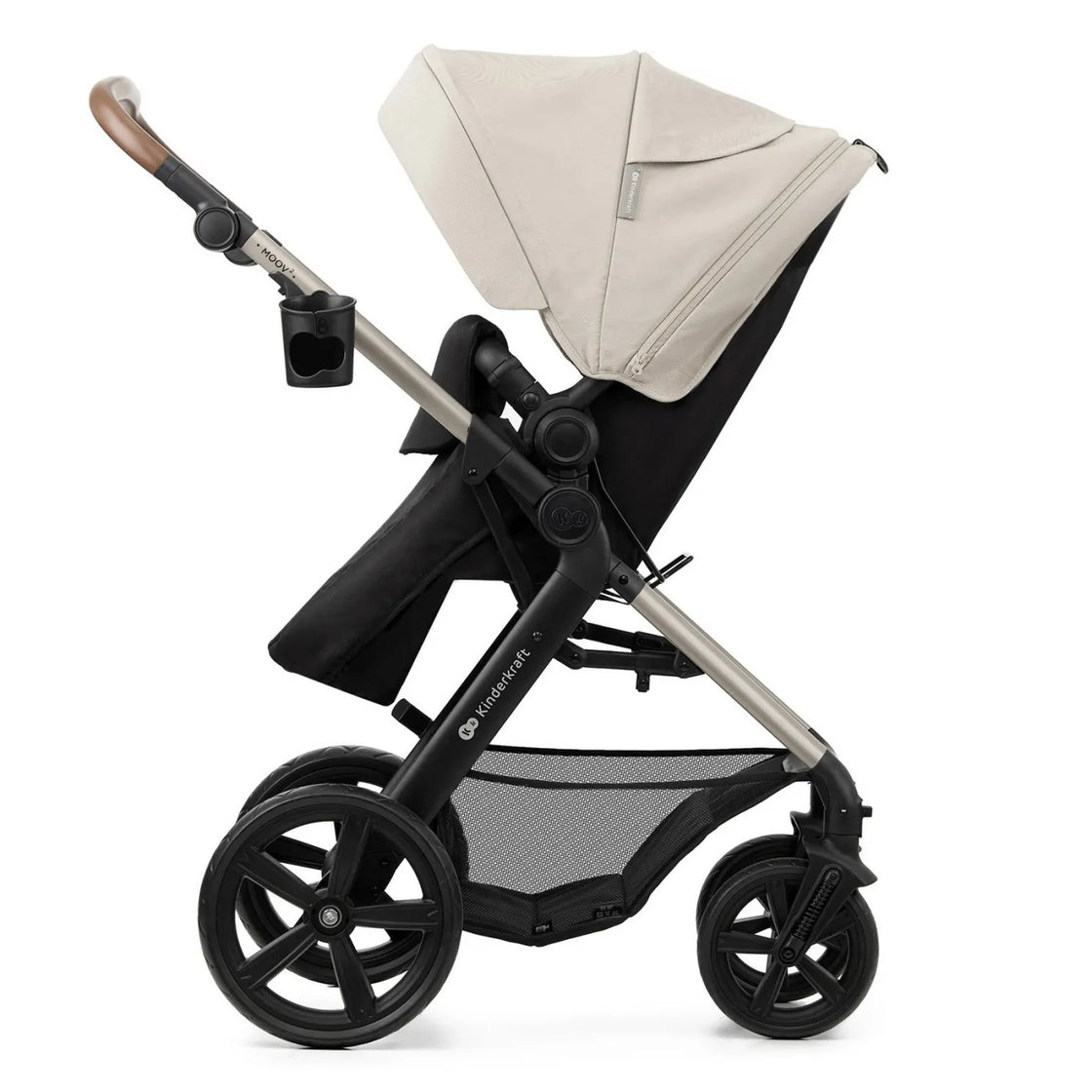 Carucior multifunctional kinderkraft moov 2 eva 4in1 moon grey