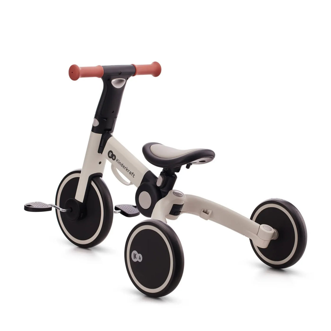 Bicicleta de echilibru / tricicleta kinderkraft 4trike, silver grey