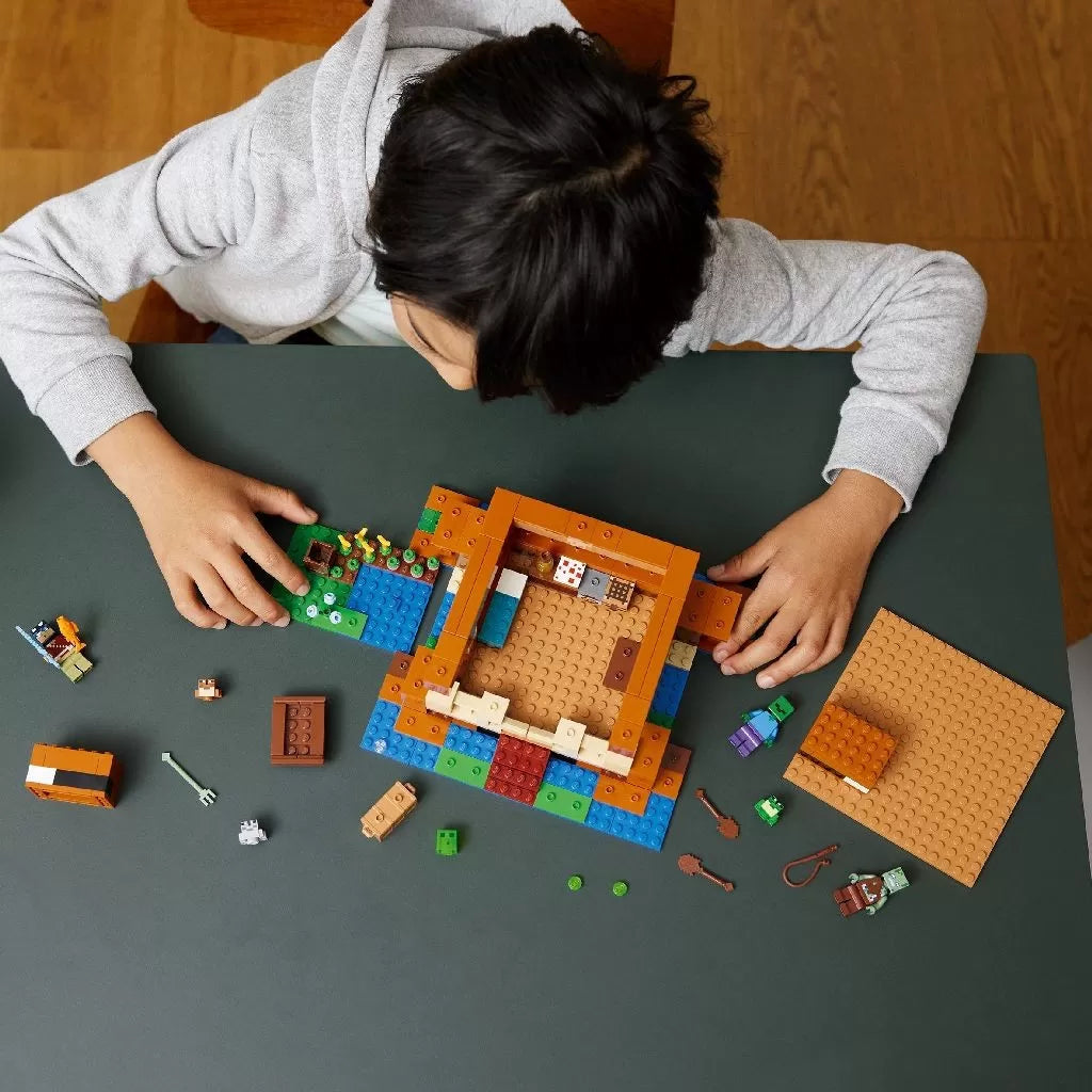 Lego minecraft casa broasca 21256