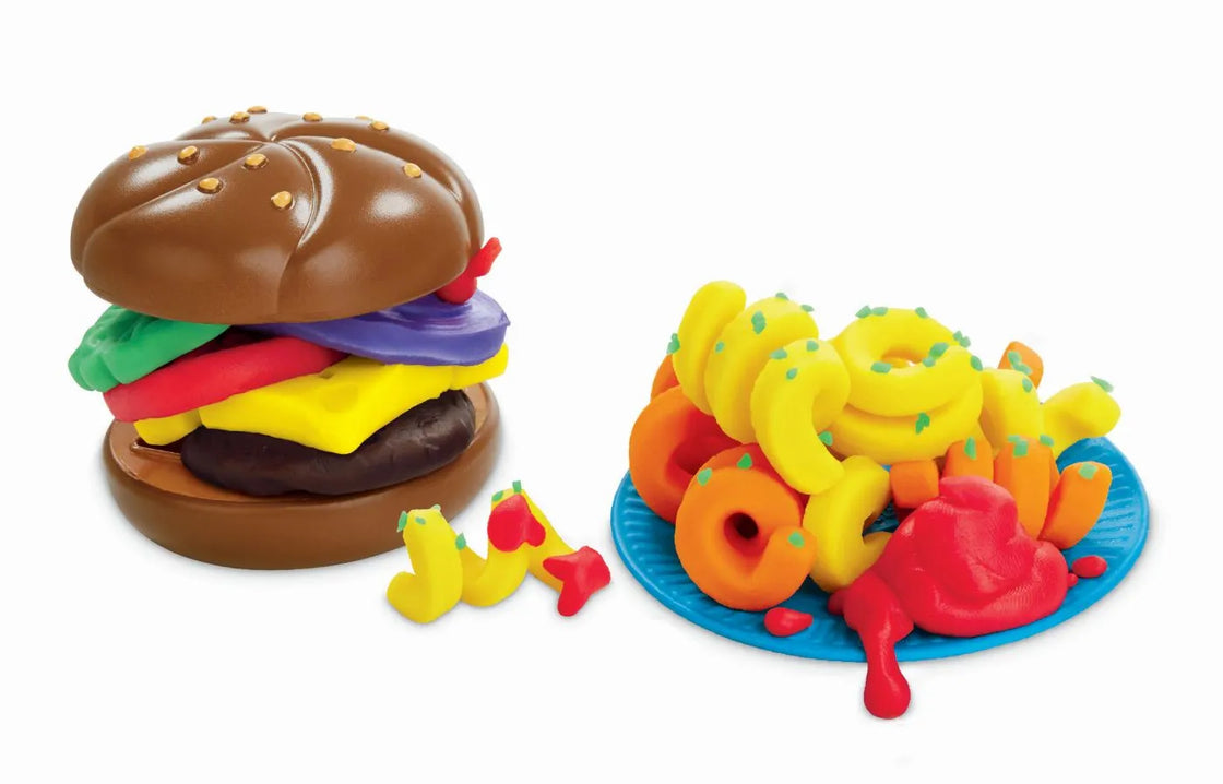 Play doh kitchen creations set de gatit hamburger
