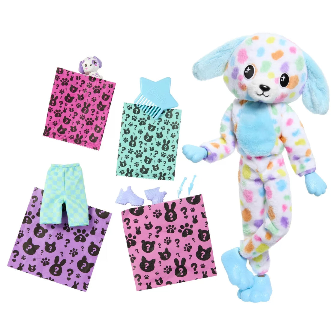 Barbie papusa barbie cutie reveal dalmatian