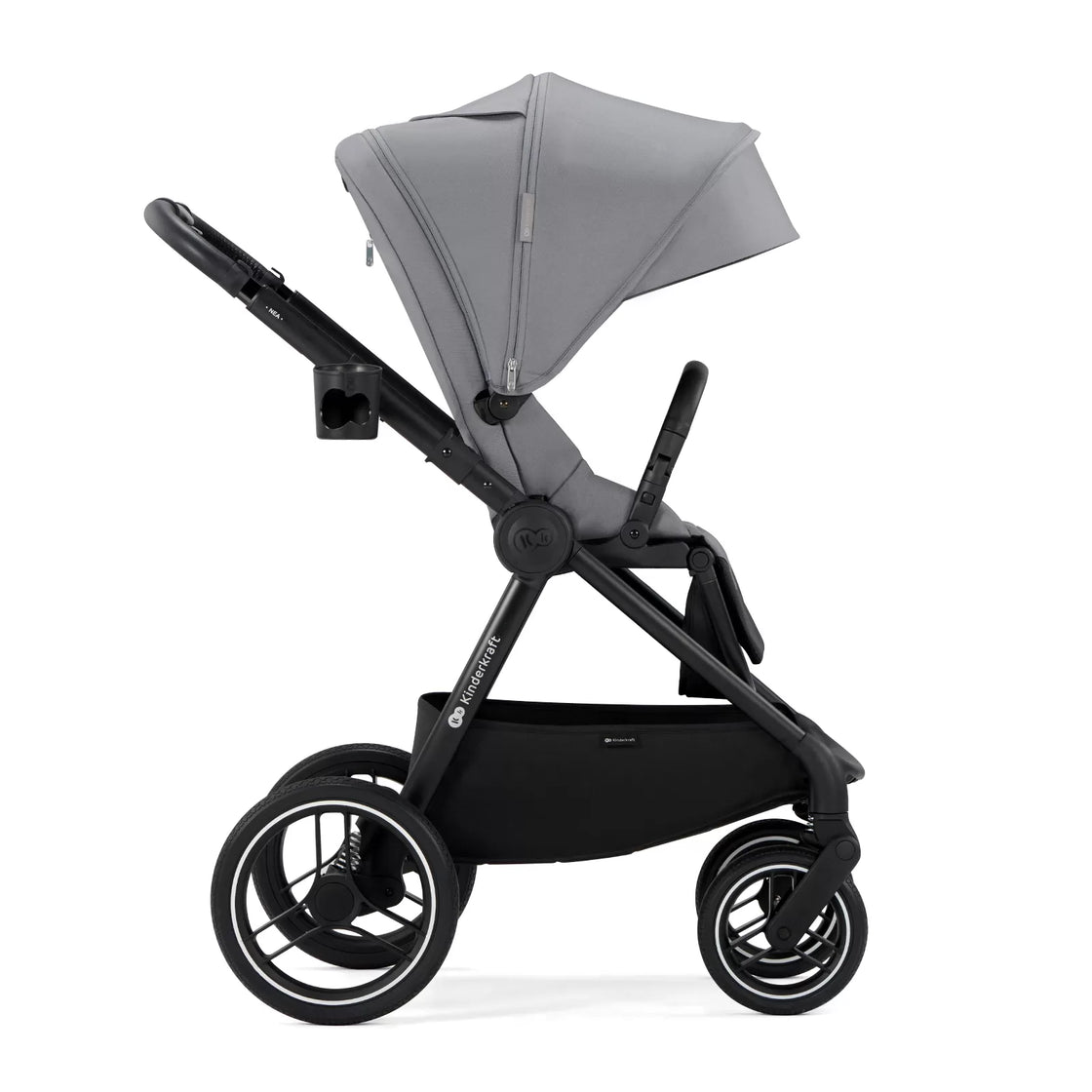 Carucior kinderkraft nea, 2 in 1, platinum grey