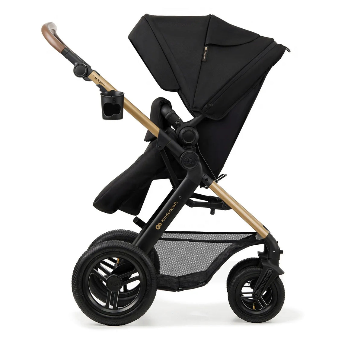 Carucior multifunctional kinderkraft moov 2 air 4in1 pure black