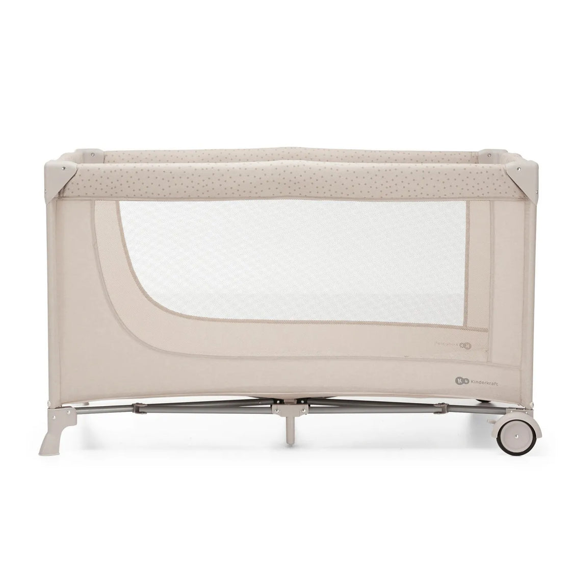 Patut travel kinderkraft joy2, cu accesorii, beige