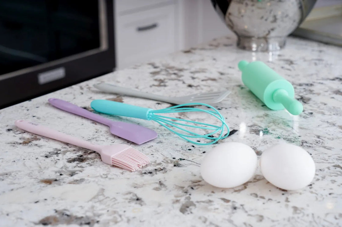 Set 5 piese mini ustensile baking, melii, colorate