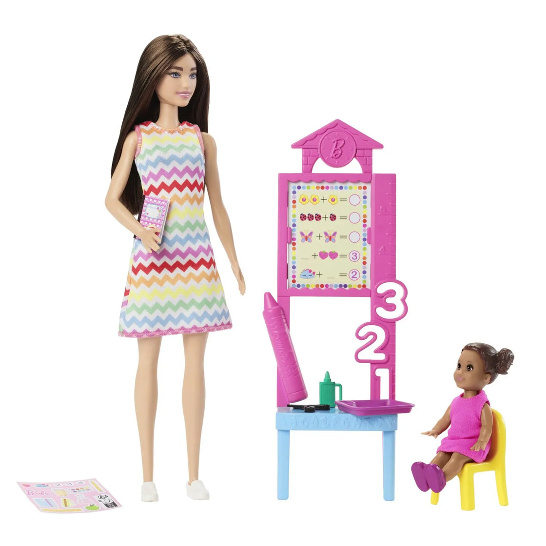 Barbie set de joaca papusa barbie satena face cariera profesoara