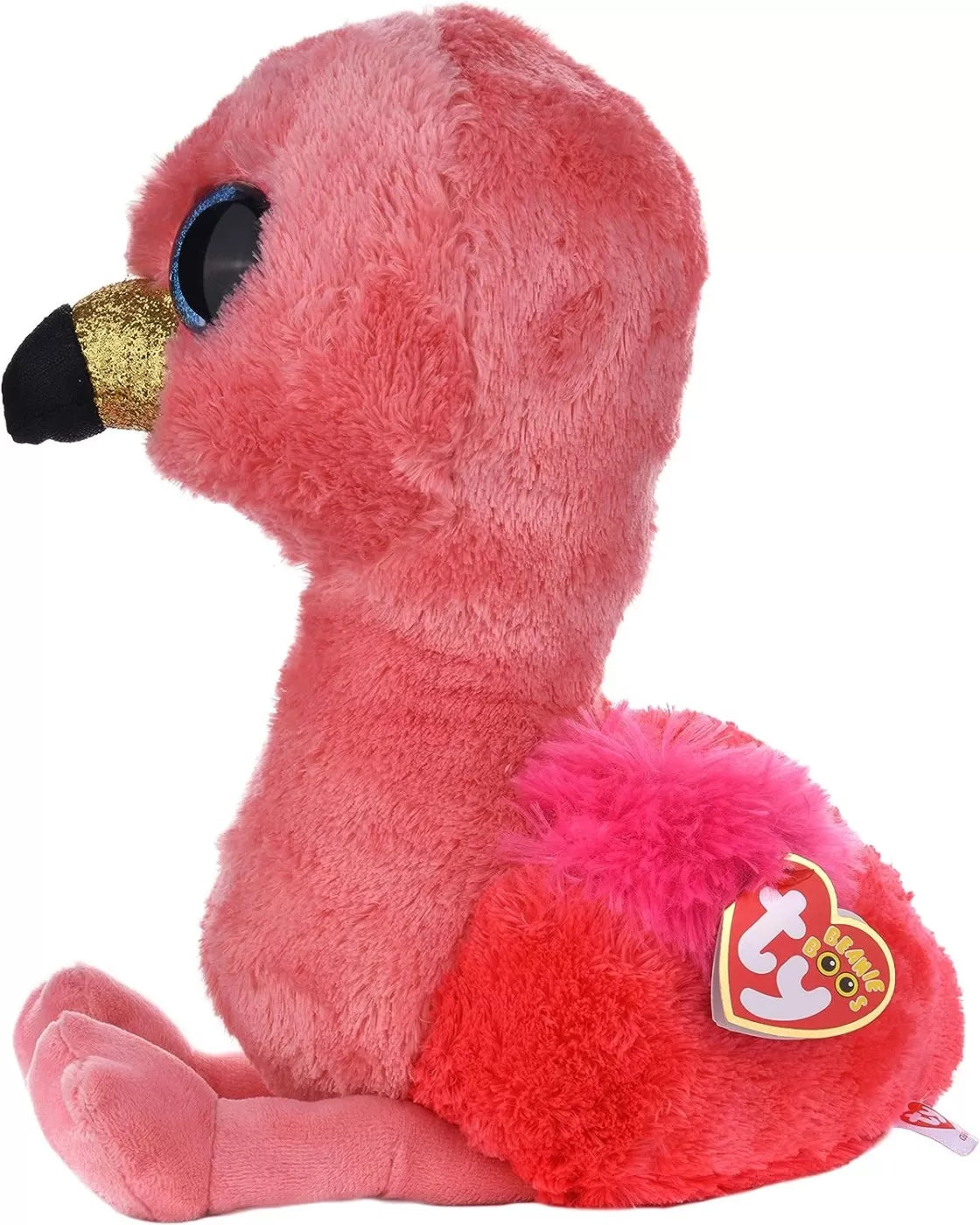 Plus ty 24cm boos flamingo roz