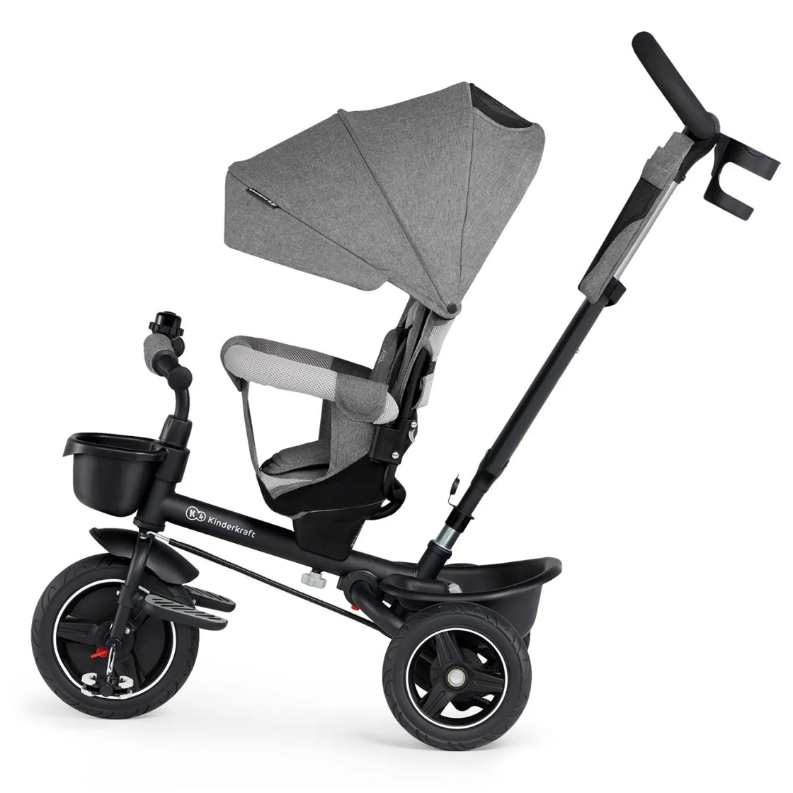 Tricicleta kinderkraft spinstep, grey