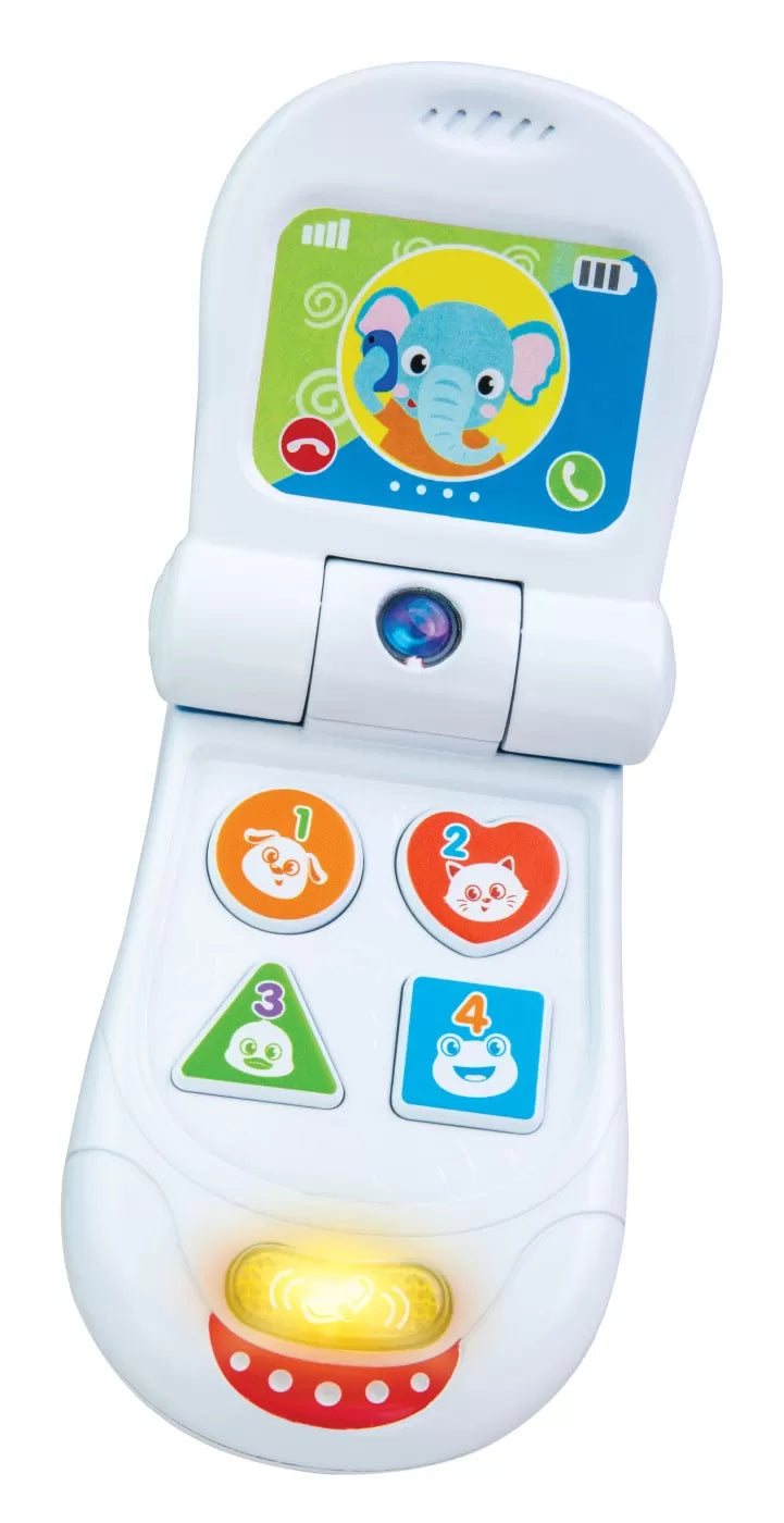 Winfun telefon cu clapeta cu sunete