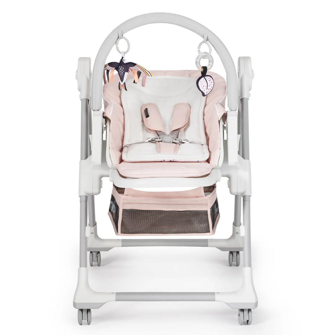 Scaun de masa kinderkraft lastree,  2 in 1, transformabil, pink