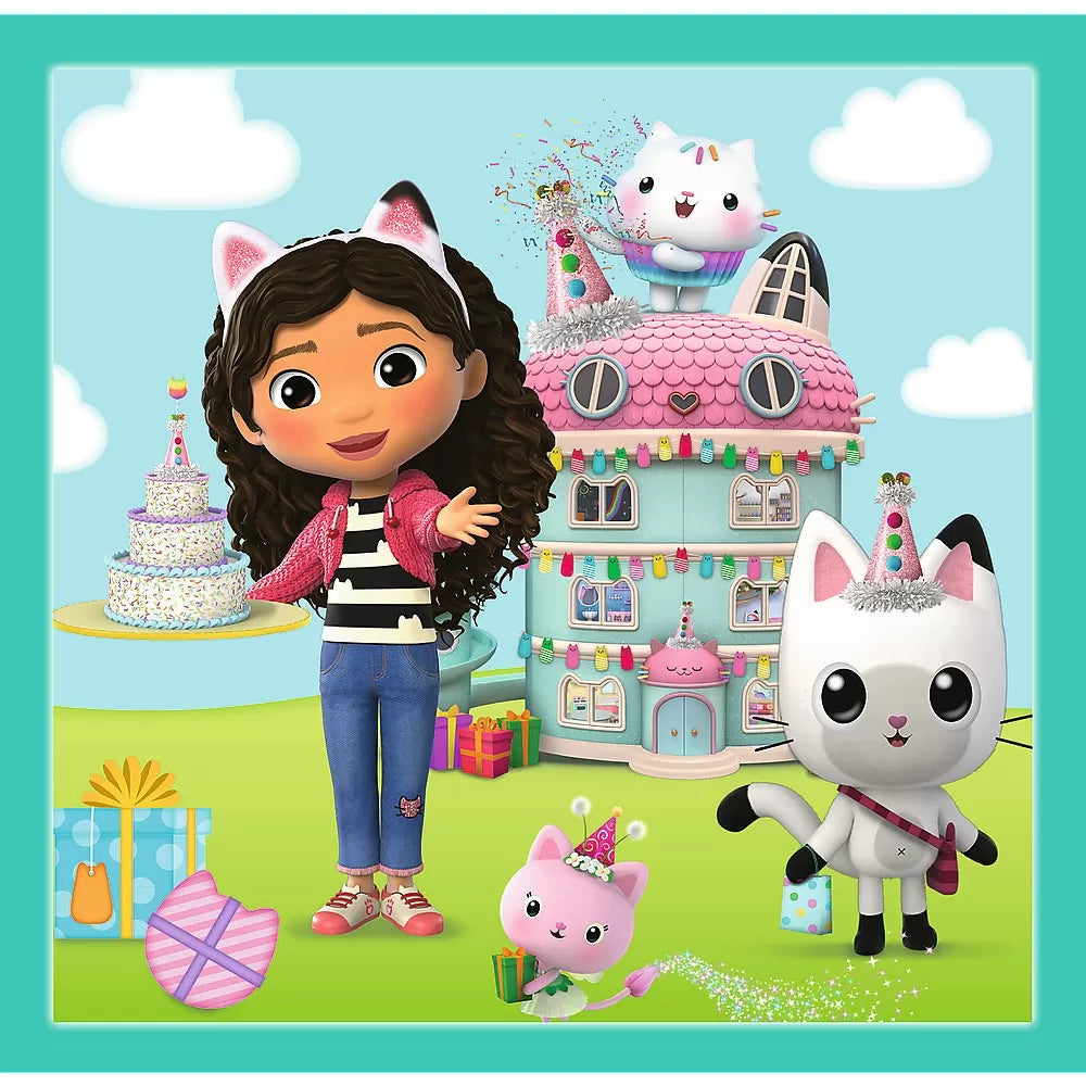 Puzzle trefl 3in1 gabbys dollhouse activitatile lui gabby