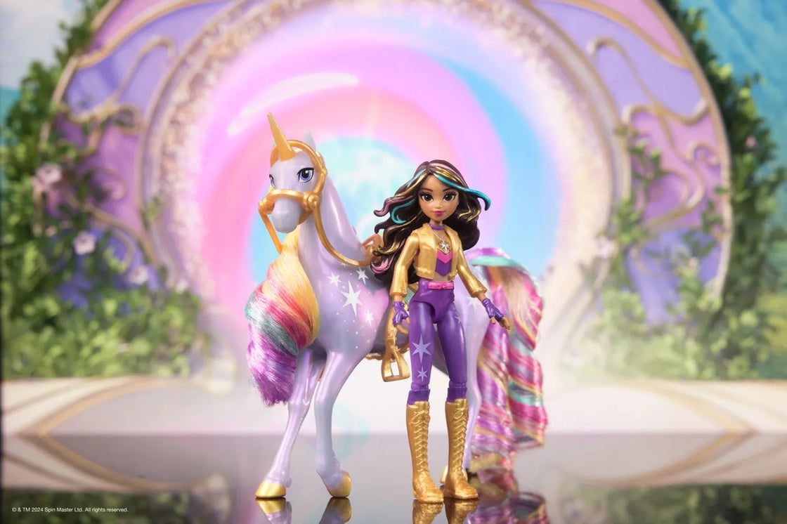 Unicorn academy set sophia si wildstar cu accesorii de calarie