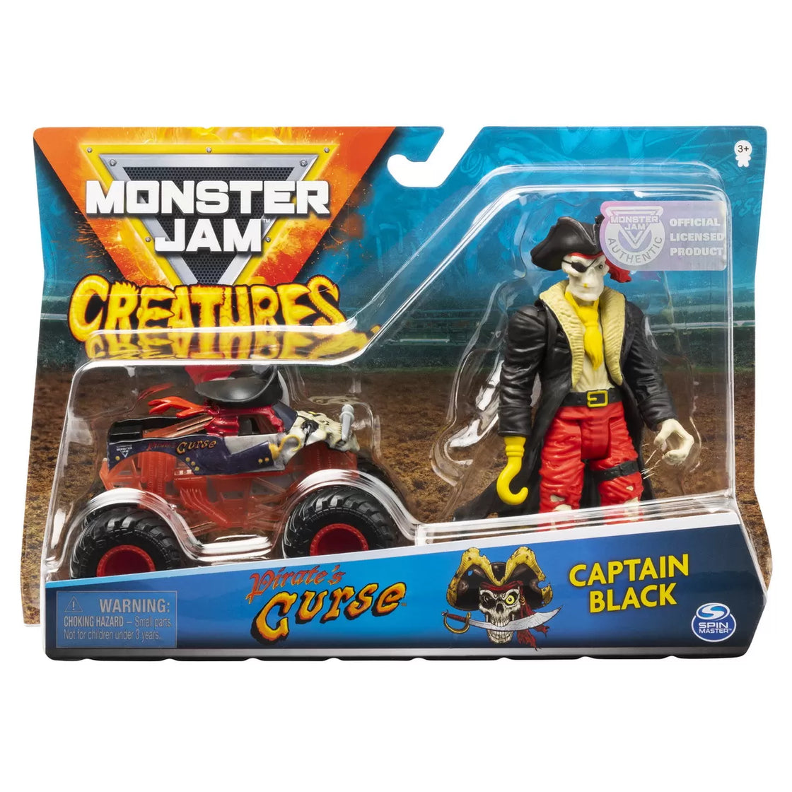 Monster jam macheta blestemul piratilor si capitanul negru