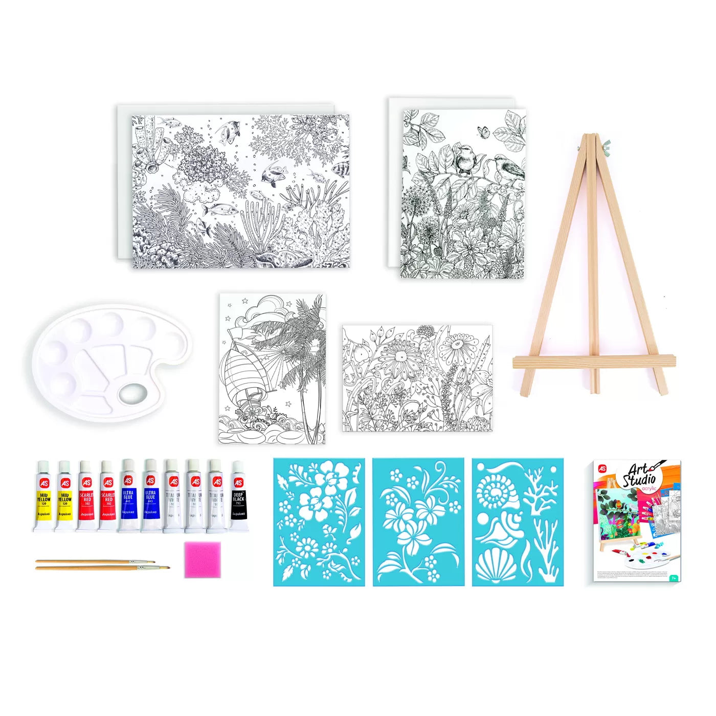 Atelierul de pictura art studio acrylic