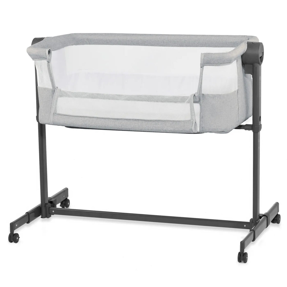 Patut co-sleeper kinderkraft neste up 2, gri deschis