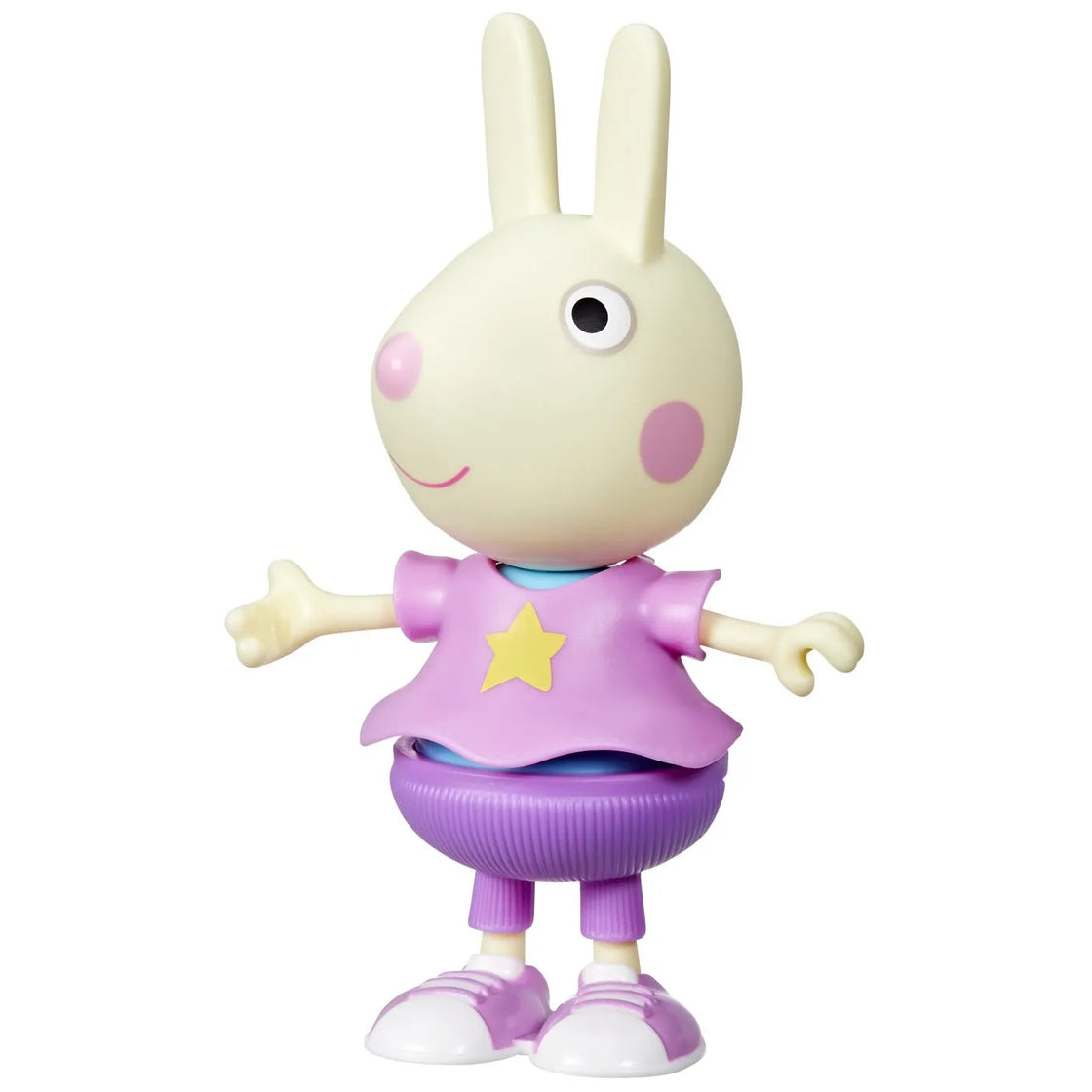 peppa pig set figurina si accesorii vestimentare iepurasul rebecca 15cm