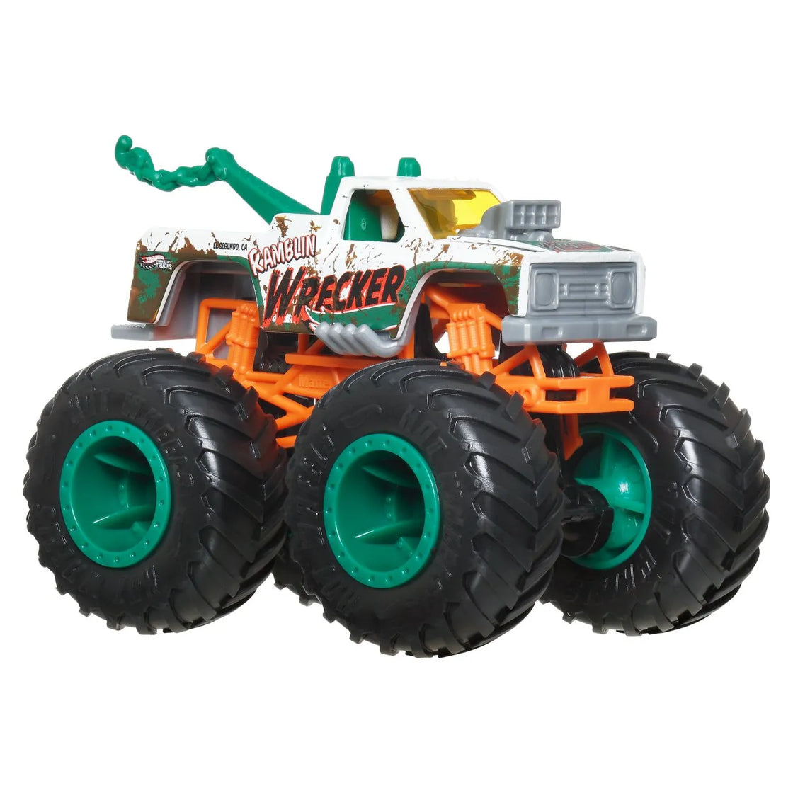 Hot wheels monster truck masinuta ramblin wrecker scara 1:64