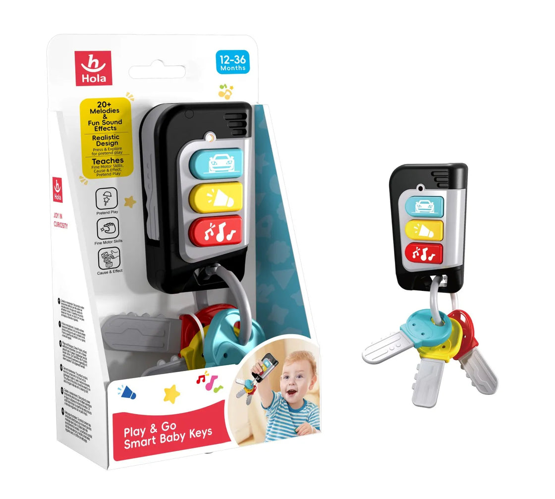 Jucarie interactiva chei auto bebe joaca-te si porneste