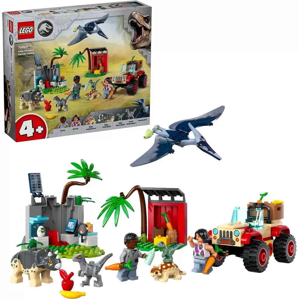 Lego jurassic world 76963 centru de salvare pentru pui de dinozaur
