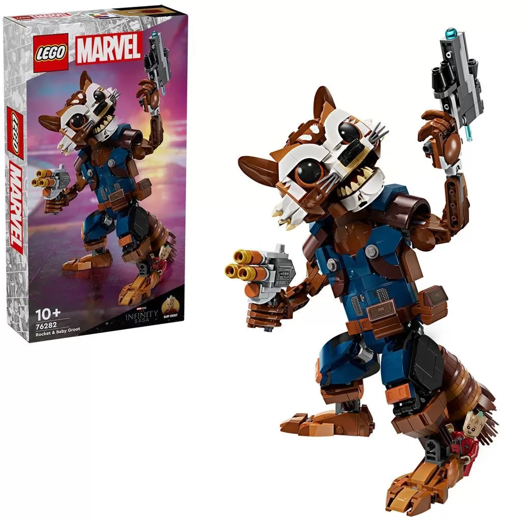 Lego marvel super heroes rocket si bebelusul groot 76282