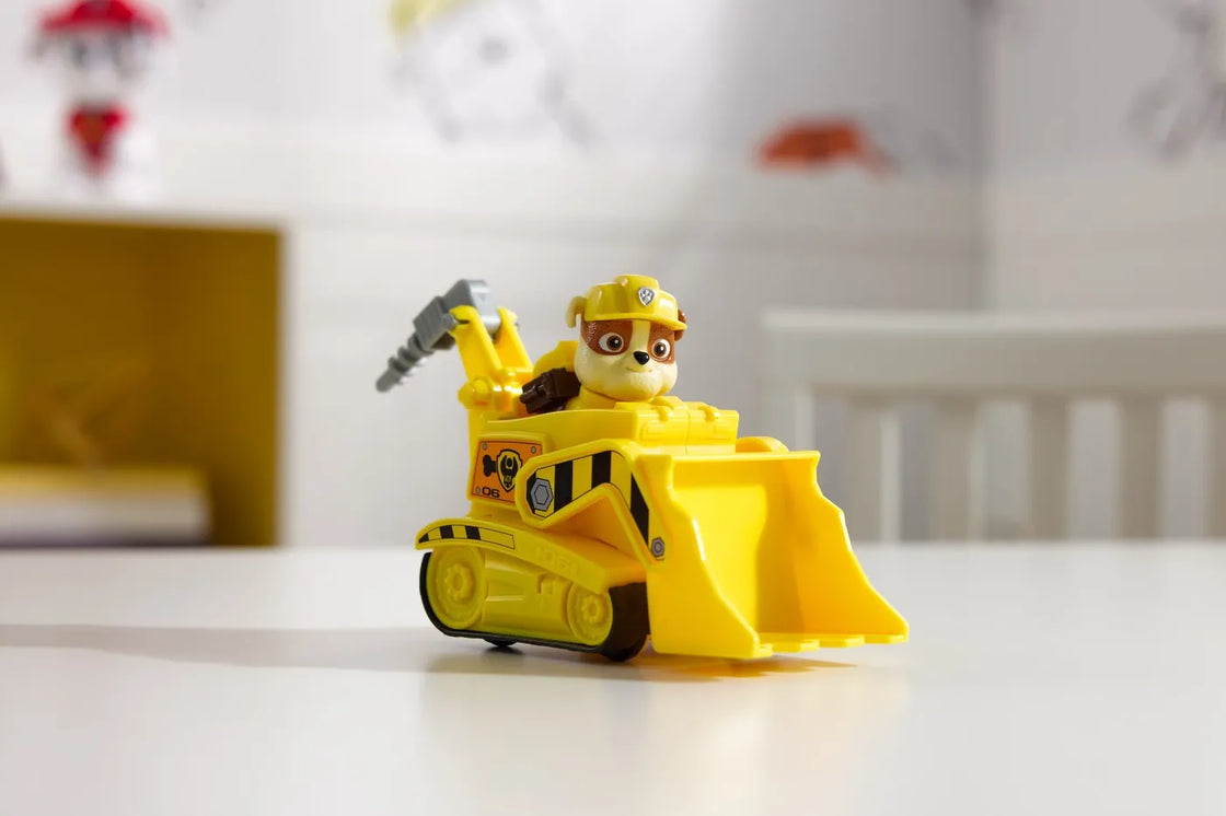 Patrula catelusilor set vehicul de baza buldozer si figurina rubble