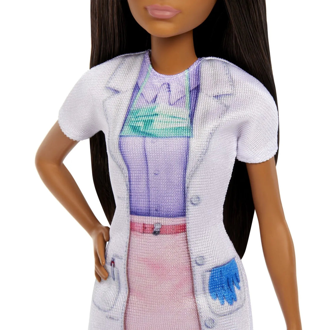 Barbie set de joaca papusa barbie bruneta face cariera stomatolog