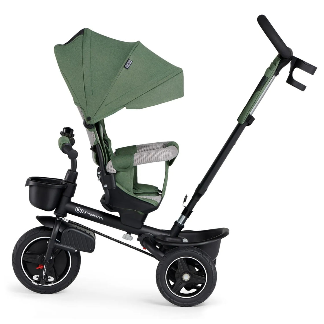 Tricicleta kinderkraft spinstep, green