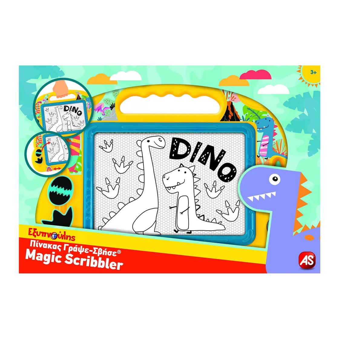 Tabla magnetica magic scribbler baby dinozaur