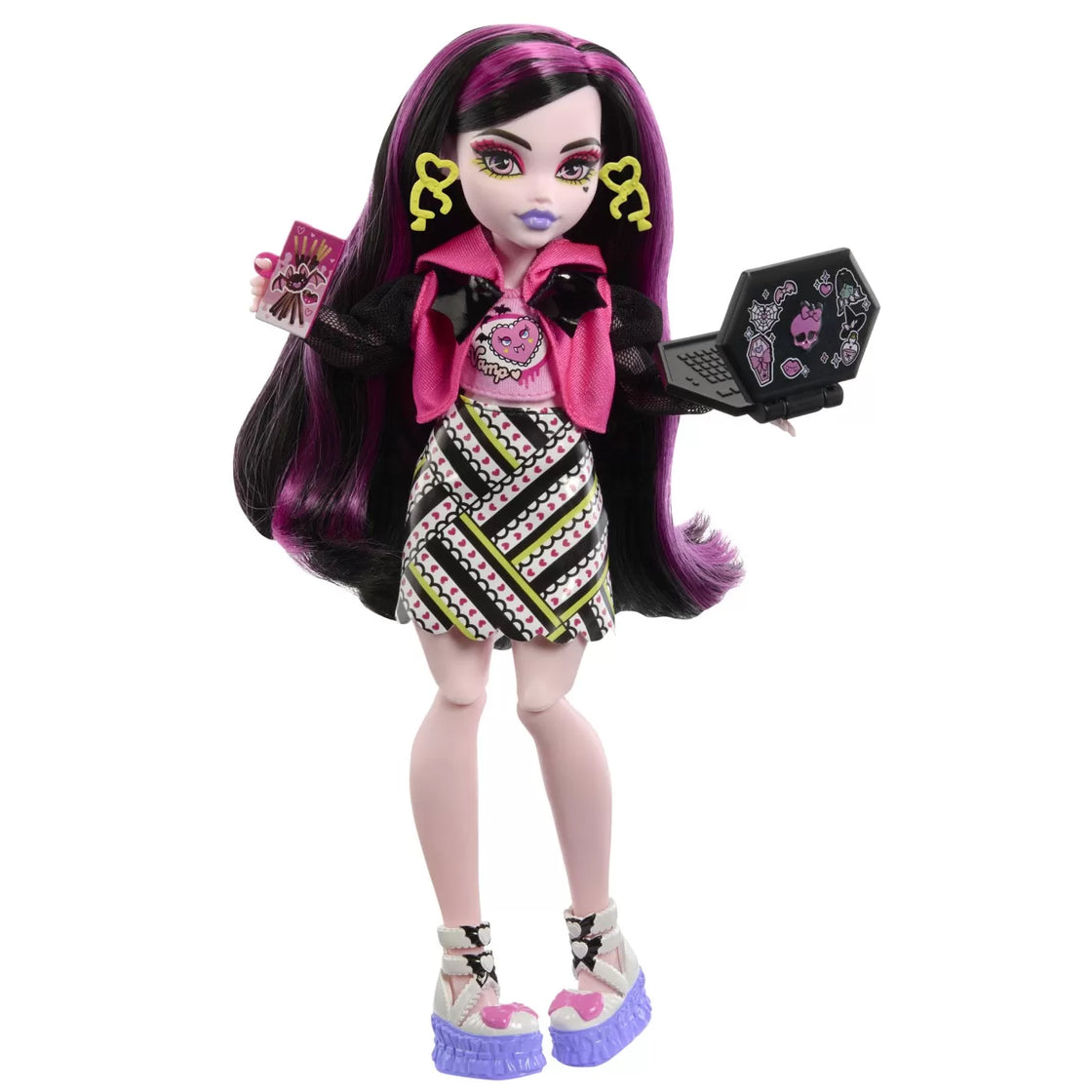 Monster high neon frights papusa draculaura