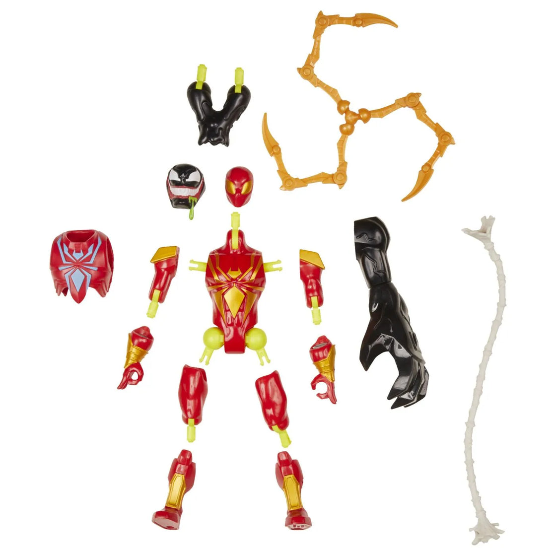 Marvel avengers mix mashers figurina iron spider cu accesorii 12cm