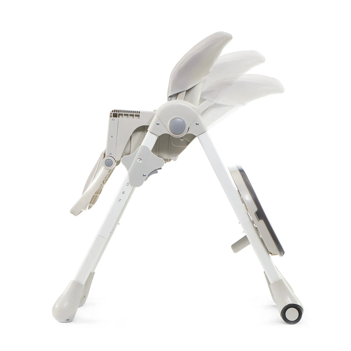 Scaun de masa kinderkraft yummy pliabil, grey