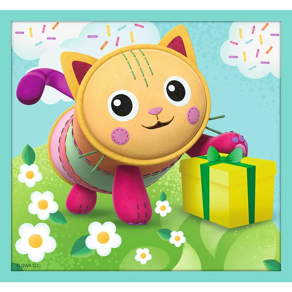 Puzzle trefl 10in1 gabbys dollhouse in universul lui gabby