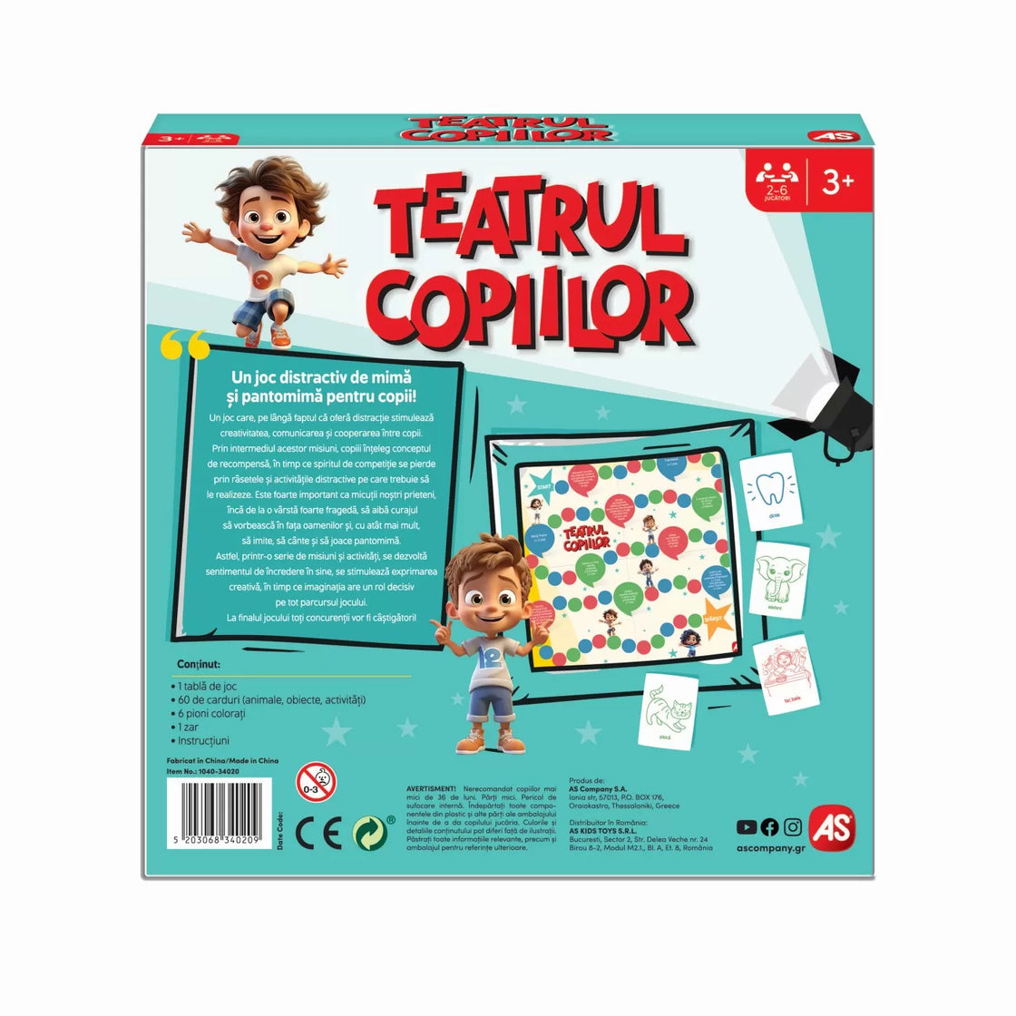 Joc de societate teatrul copiilor